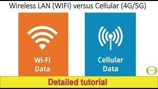 What is the difference between WiFi and cellular communications? Detailed tutorial.