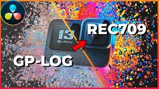 Aprende a usar GP-Log de GoPro en DaVinci Resolve + LUT gratis