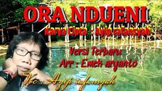 Ayip rafansyah | Ora Ndueni | Versi Cover Tarling [Official Video Lyric]