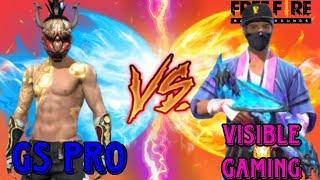 My Friend Call Me Noob |GS PRO VS ‎@visiblegaming6027 |Free Fire Max|