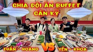 Chia Đội Ăn Buffet Thịt Nướng Hàn Quốc Cân Kí Bạn Nào Ăn Nhiều Nhất Sẽ Thắng 2Triệu Đồng