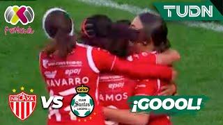 ¡Allison Veloz al fin encontró el gol! | Necaxa 1-0 Santos | Liga Mx Femenil AP2024-J14 | TUDN