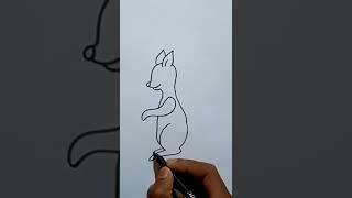 Squirrel ️ drawing ️Artz Riteeshh ️#shorts #ytshorts #drawing