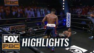 Frank Sánchez dominates Brian Howard with three knockdowns in 4 rounds | HIGHLIGHTS | PBC ON FOX