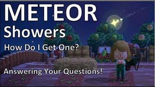 Meteor Showers | How To Get One? | What Are They? | FAQ Animal Crossing New Horizons