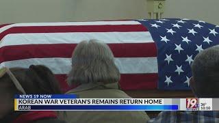 Korean War Veteran's Remains Return Home | Jan. 3, 2025 | News 19 at 10 p.m.