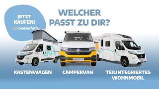 Wohnmobil kaufen – Kastenwagen, Campervan oder Teilintegriertes Wohnmobil? |  my roadsurfer