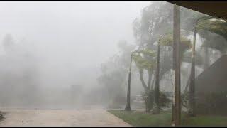 Hurricane Maria in Puerto Rico - Eyewall Winds, Drone Footage Before and After, and Aftermath