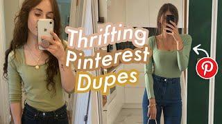 Thrifting My Pinterest (dupes for under $25) | sustainable fashion | try on haul