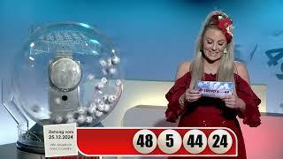 LOTTO 6aus49-Gewinnzahlen von Mittwoch, 25.12.2024