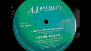 Steve Walsh  - I found love. 1987 (12" Full version)