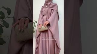 this loose full-cover abaya set exudes elegance #muslimah #abaya #abayastyle #abayafashion