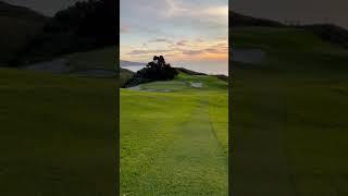 Torrey Pines North Course # 15 at Sunset December 26th 2021, Farmers Insurance open setups