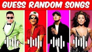 Guess the Random Song Quiz  | Music Challenge 2024