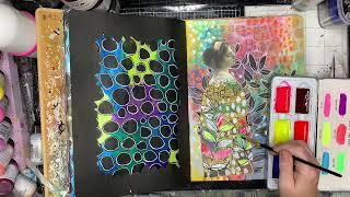 Art Journaling with Niamh: using multiple styles