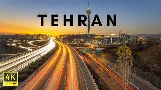 Tehran, Iran in 4K ULTRA HD HDR by Drone | Tehran Aerial Travel Diary