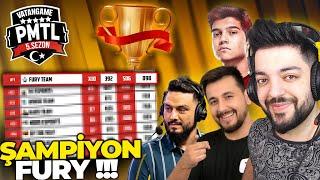 ŞAMPİYON FURY !! PMTL 5. SEZON ŞAMPİYONU OLDUK - PUBG Mobile