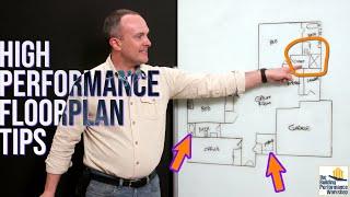 Tips for High Performance Home Floorplan: Designing Out Condensation, Odors, Discomfort, and Hassle