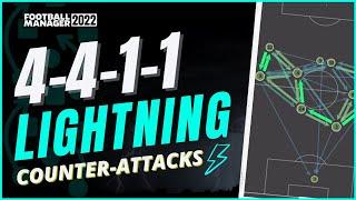 [FM22] LIGHTNING 4411 ATTACKS! | BEST Defensive FM22 Tactic | Football Manager 2022