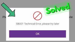 Solve sb001 technical error please try later | yono sbi registration issue | login problem in yono