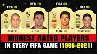 Highest Rated Football Players Ever in FIFA Games!  FIFA 96 - FIFA 21