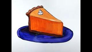 How to draw a Slice of Pie