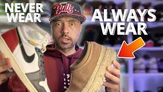 Sneakers I wear Vs Sneakers I never wear