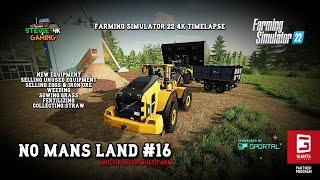 No Man's Land/#16/Fieldwork/Selling Equipment/Selling Iron Ore/Weeding/Fertilizing/FS22 4K Timelapse