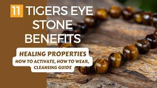 What Is Tigers Eye Stone Meaning, Benefits, Healing Properties Cleansing | How To Activate #TigerEye