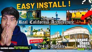 How to Install Real California Architecture Mod in GTA V!  2024 | Gaming Adda