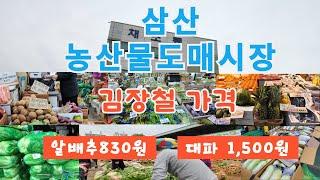 김장철 가격과 시세(인천시 삼산농산물도매시장 탐방) ~^ 힐링여행