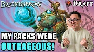 I Opened The Luckiest Packs Ever! | Bloomburrow Draft | MTG Arena