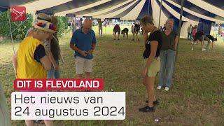 Dit is Flevoland van zaterdag 24 augustus 2024 | Omroep Flevoland