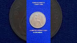 QUEEN ELIZABETH II 1 PENNY COIN VALUE AND HISTORY #oldcoins #coinprice   #historicalcoins