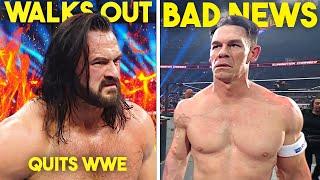 Drew McIntyre Legit WALKED OUT On WWE After Elimination Chamber...Bad News Regarding John Cena