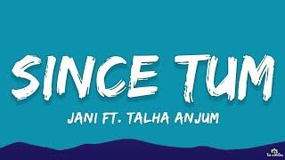 Jani ft. Talha Anjum - Since Tum (Lyrics) | ta editor