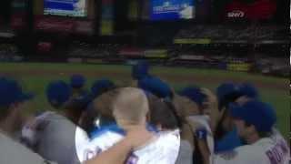 Fanatico Loco en el No Hitter de Johan Santana - Crazy fan at No Hitter of   Johan Santana