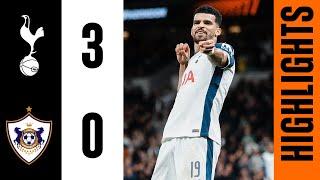 Tottenham Hotspur 3-0 Qarabag // Europa League Highlights // Johnson, Sarr and Solanke goals!