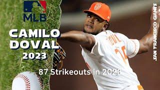 Camilo Doval 87 strikeouts in 2023 | MLB highlights