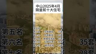 4月中山住宅網簽數據，第一名最多香港人買 #一个敢说真话的房产人 #中山房产 #实景拍摄带你看房 #中山樓盤 #香港人在中山 #中山樓盤