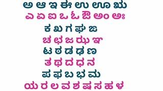 Kannada Swar and Vyanjanagalu | Kannada Varnamale | ಕನ್ನಡ ವರ್ಣಮಾಲೆಗಳು | #K2MEnglish