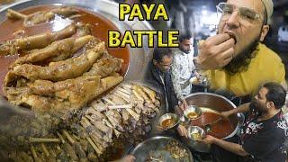 Food Comparison | Best Lahori Breakfast | Manno Siri Paye vs Haneef Siri Paye