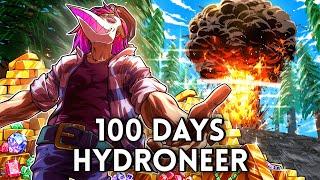 I Spent 100 Days in HYDRONEER... Here's What Happened!