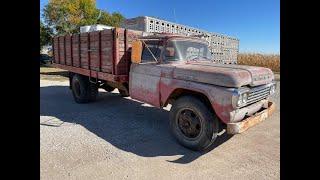 Will It Run?! 1959 Ford F-600 Straight Truck! Y-Block Action!