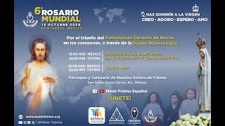 6to Rosario Mundial Mater Fatima 2024 " “Por el Triunfo del Inmaculado Corazón de María"