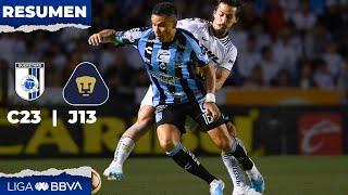 Resumen Querétaro vs Pumas | Liga BBVA MX | Clausura 2023