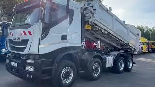 Iveco Stralis AD340X 570 8x4 Meiller Kipper Bordmatic aus Baujahr 2019