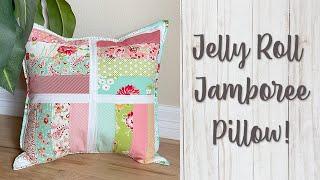 Jelly Roll Jamboree Pillow Pattern / TUTORIAL!