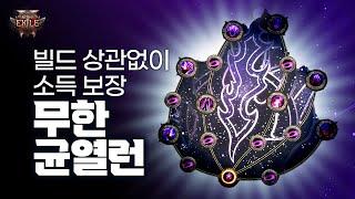 PoE2 직업, 빌드 상관없이 11티어부터 소득 보장, 무한 균열런! 패스 오브 엑자일2