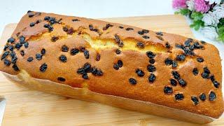 طرز تهیه بهترین و خوشمزه ترین  کیک کشمشی بسیار آسان با پف زیاد/Raisin cake